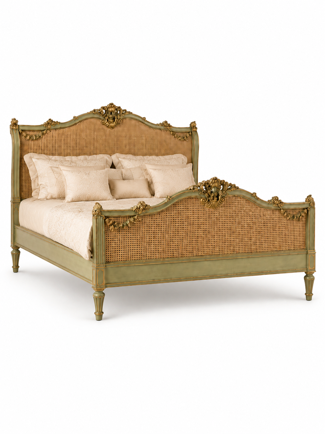 The Verdelisse Bed — Luxury Heritage Cane Bed