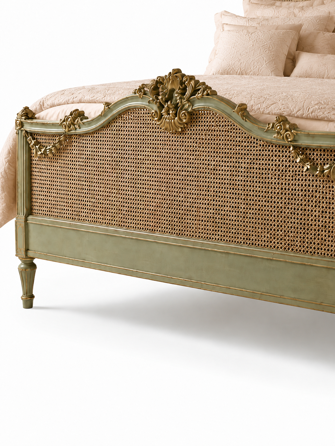 The Verdelisse Bed — Luxury Heritage Cane Bed