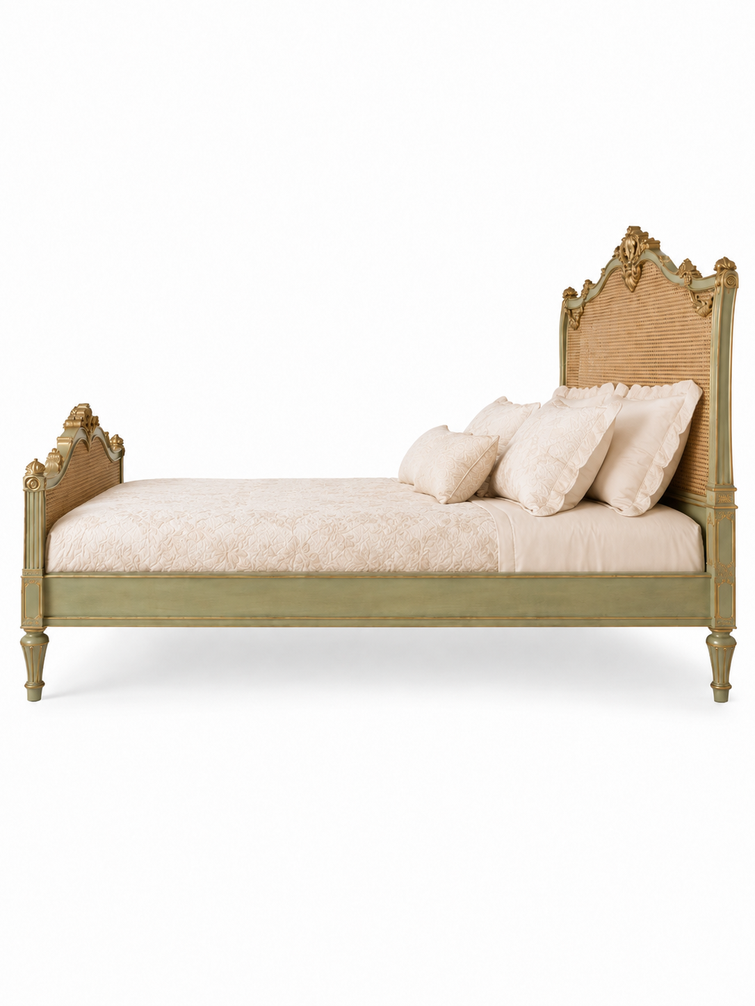 The Verdelisse Bed — Luxury Heritage Cane Bed