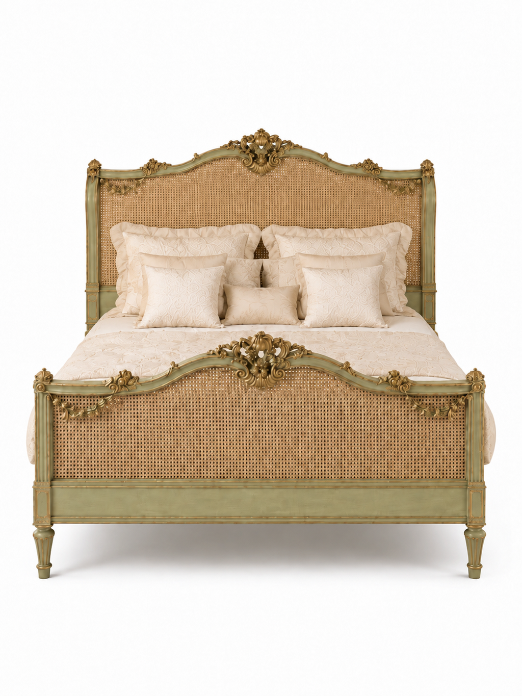 The Verdelisse Bed — Luxury Heritage Cane Bed