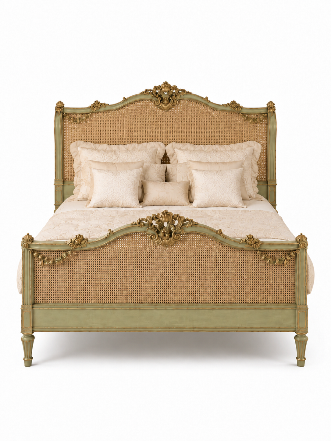 The Verdelisse Bed — Luxury Heritage Cane Bed