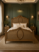 The Elan Bed — Luxury Heritage Cane Bed