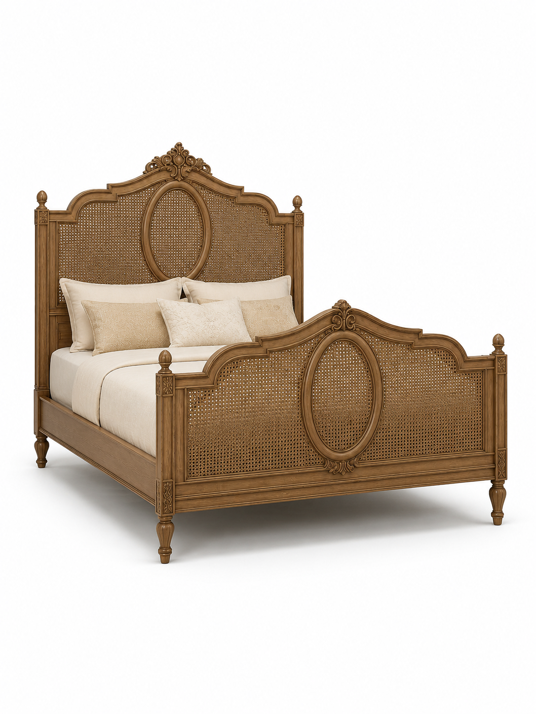 The Elan Bed — Luxury Heritage Cane Bed