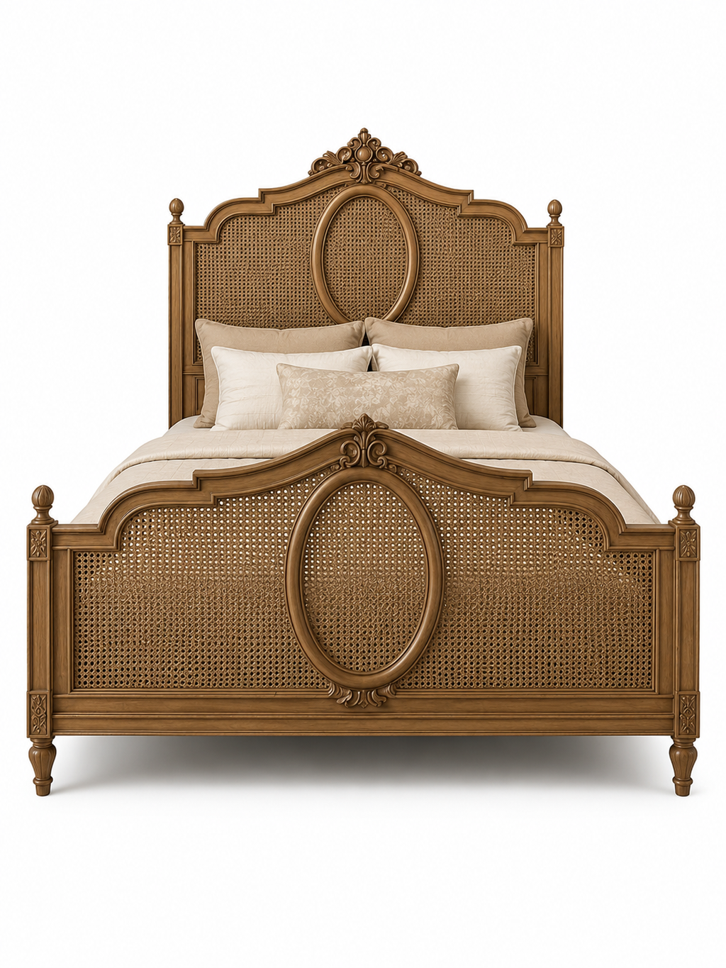 The Elan Bed — Luxury Heritage Cane Bed