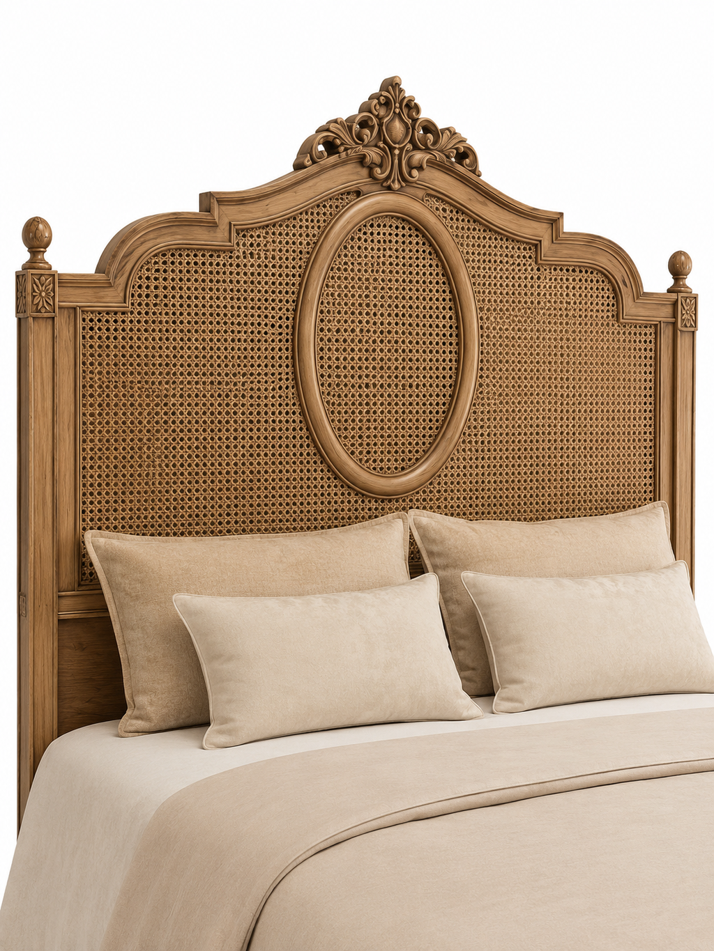 The Elan Bed — Luxury Heritage Cane Bed