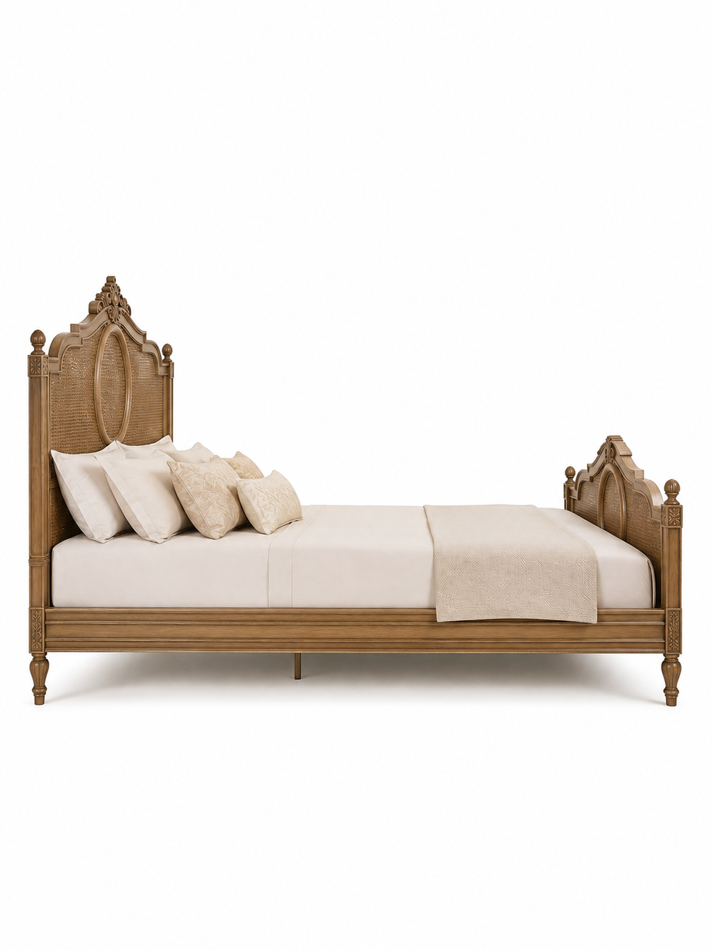 The Elan Bed — Luxury Heritage Cane Bed