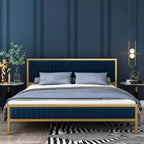 Splendid Modern Metal Velvet Bed