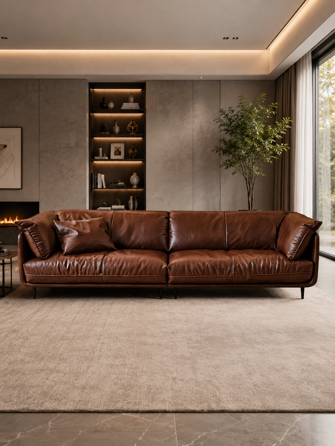 Kolvin Classic Luxury 4 Seater Sofa