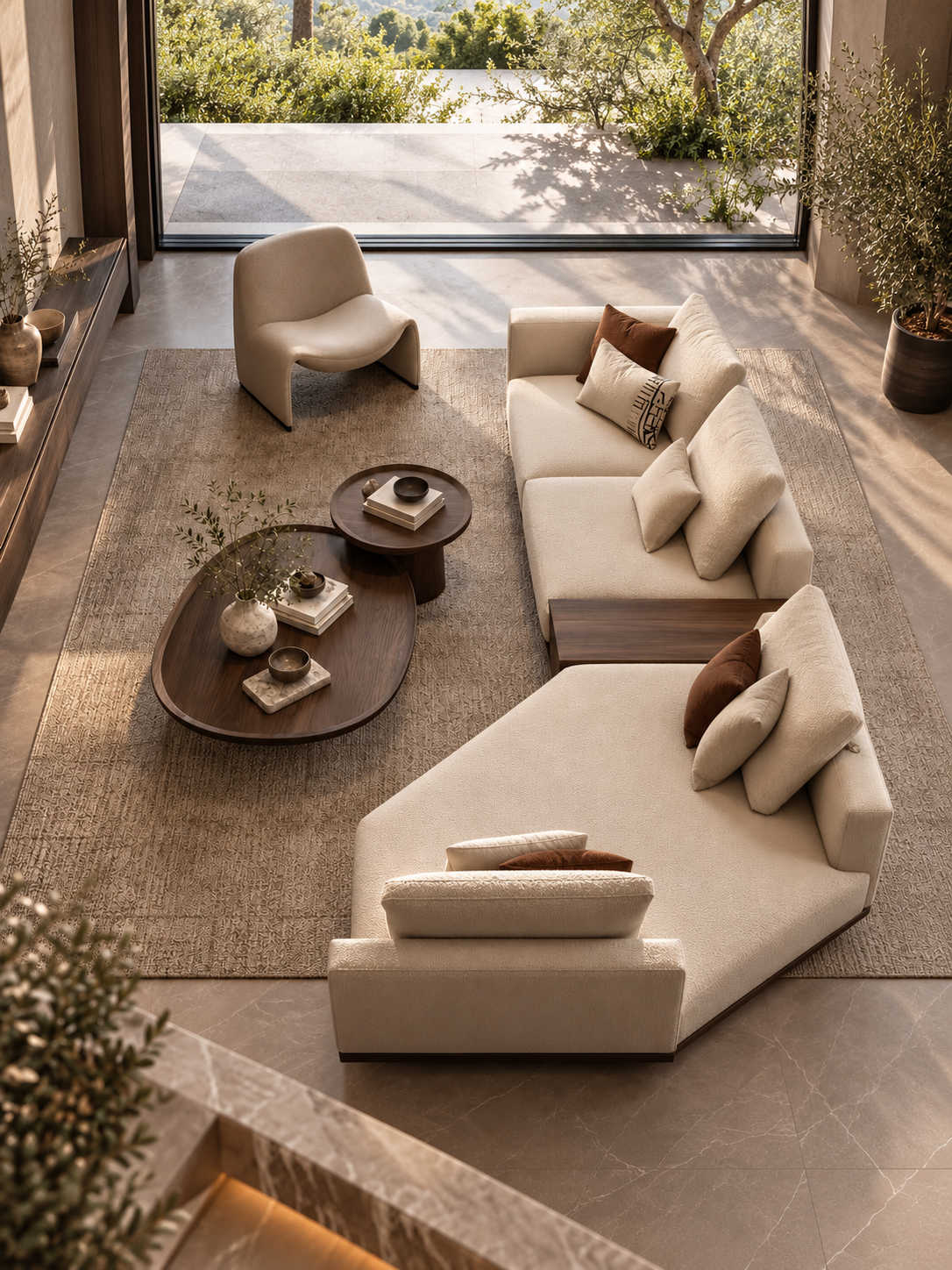 The Avix Sofa — Luxury Modern L-Shaped Lounger Sofa