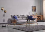 Oyster Luxury Turkish Signature Fabric Sofa Set