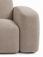 The Modena Sofa — Luxury Modular Bouclé 3 Seater Sofa with Ottoman