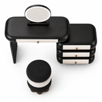 The Obsidian Dressing Table — Luxury Modern Makeup Vanity
