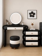 The Obsidian Dressing Table — Luxury Modern Makeup Vanity