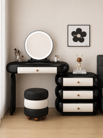 The Obsidian Dressing Table — Luxury Modern Makeup Vanity