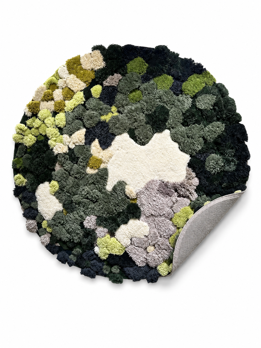The Verdemoss Rug — Luxury Hand-Tufted Organic Abstract Area Rug