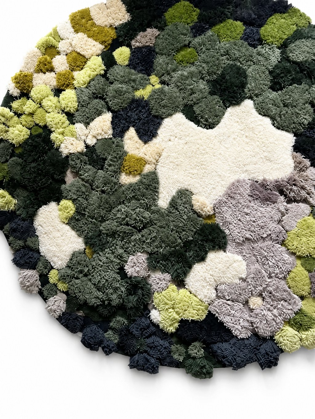 The Verdemoss Rug — Luxury Hand-Tufted Organic Abstract Area Rug