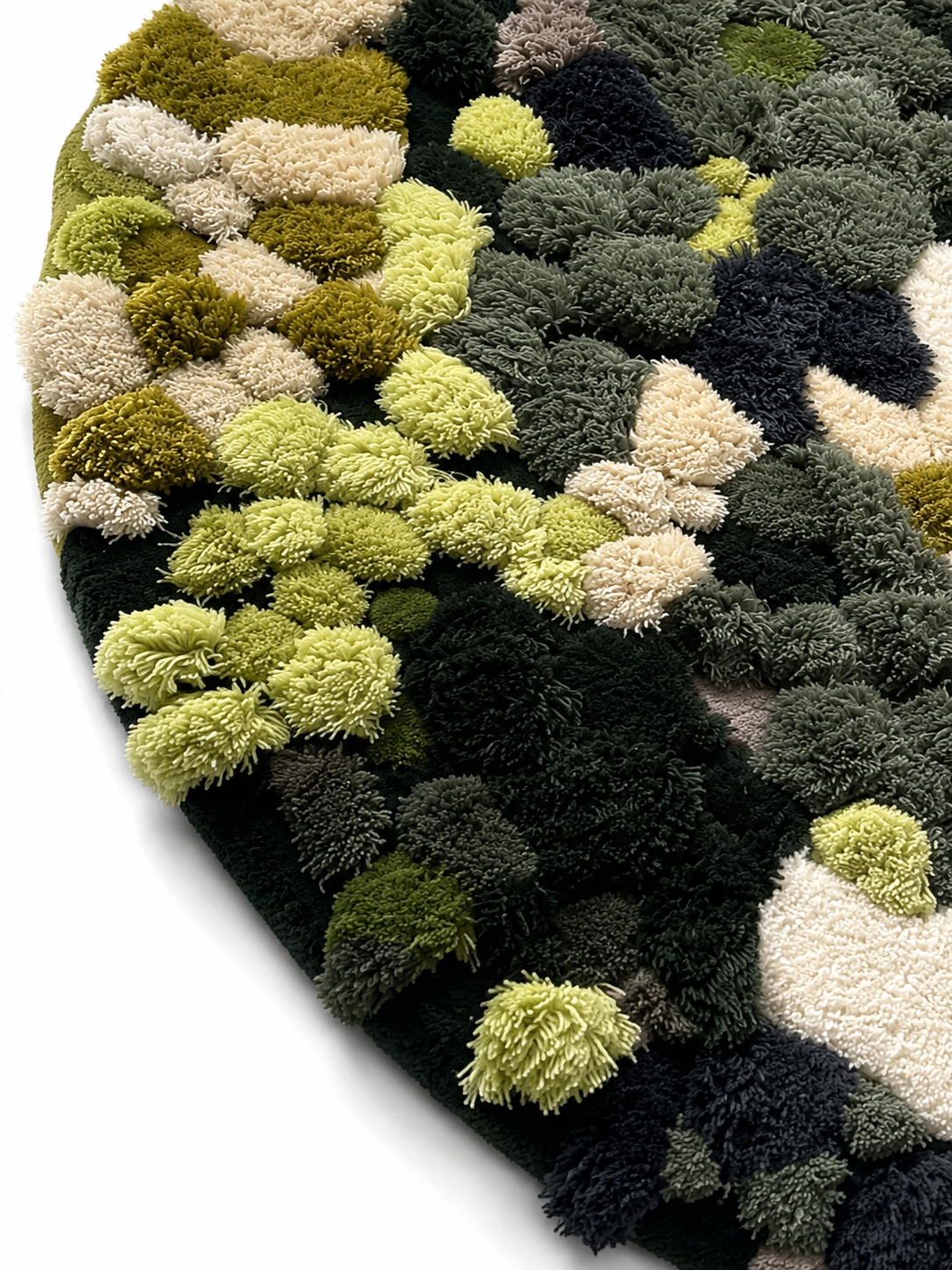 The Verdemoss Rug — Luxury Hand-Tufted Organic Abstract Area Rug