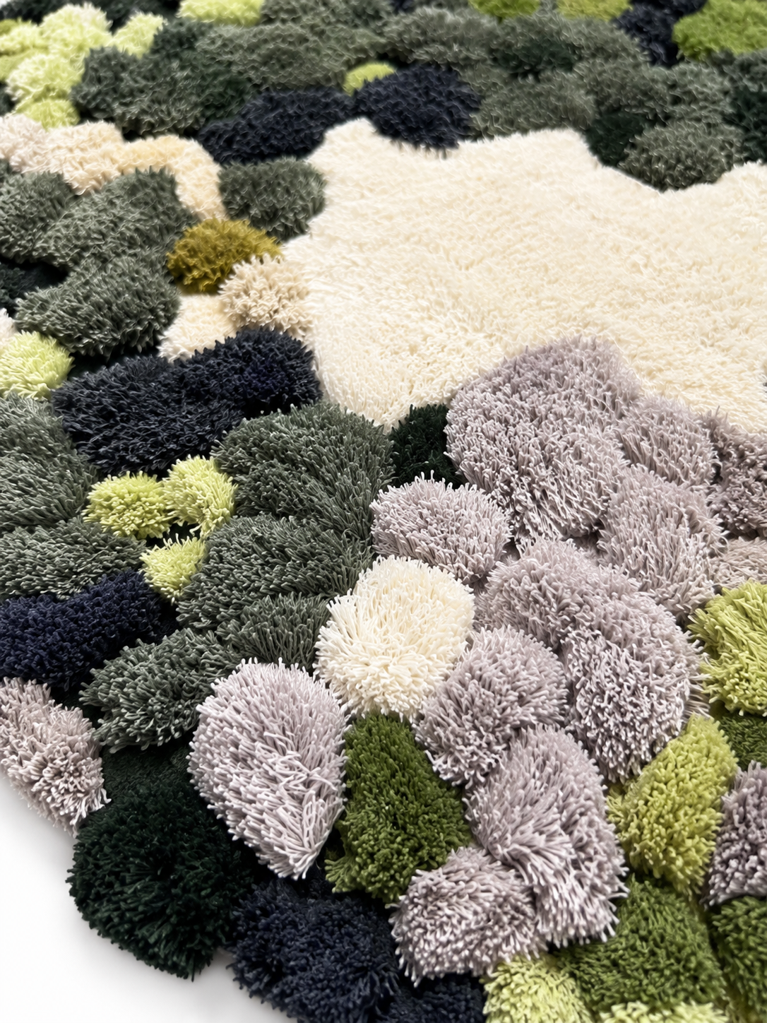 The Verdemoss Rug — Luxury Hand-Tufted Organic Abstract Area Rug