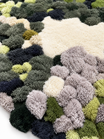 The Verdemoss Rug — Luxury Hand-Tufted Organic Abstract Area Rug