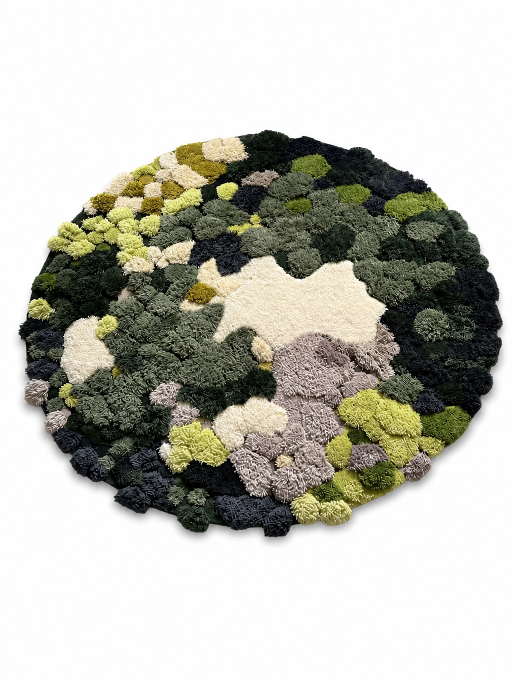 The Verdemoss Rug — Luxury Hand-Tufted Organic Abstract Area Rug
