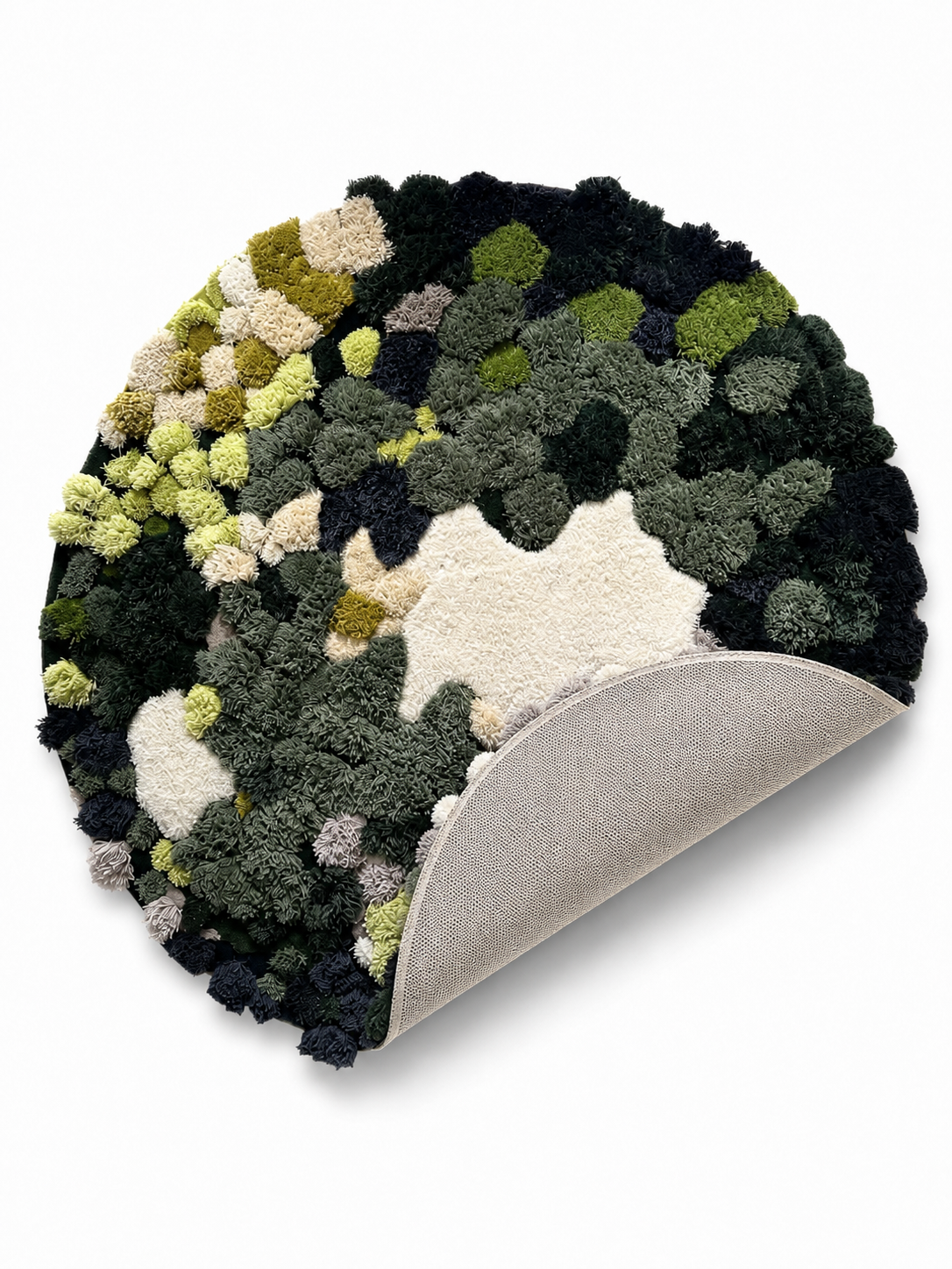 The Verdemoss Rug — Luxury Hand-Tufted Organic Abstract Area Rug