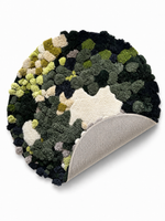 The Verdemoss Rug — Luxury Hand-Tufted Organic Abstract Area Rug