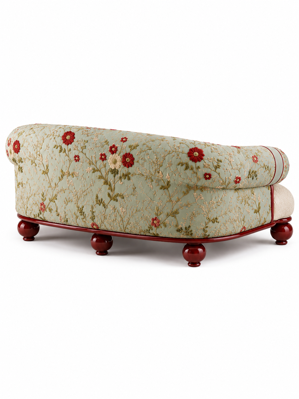 The Mehrana Sofa — Luxury Mughal-Inspired Embroidered 2 Seater Sofa