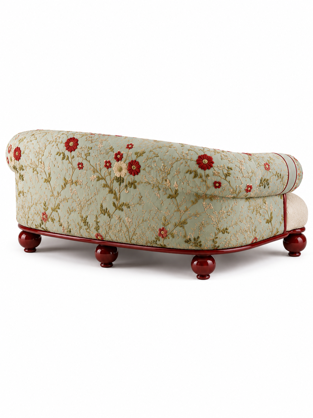 The Mehrana Sofa — Luxury Mughal-Inspired Embroidered 2 Seater Sofa
