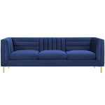 Kely Modern Velvet Upholstery Luxury Sofa