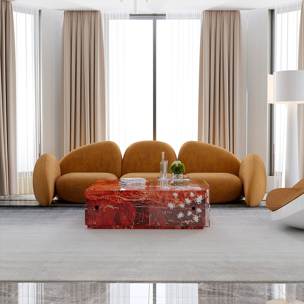 Rysa iFUR Modern Designer Curvy Sofa
