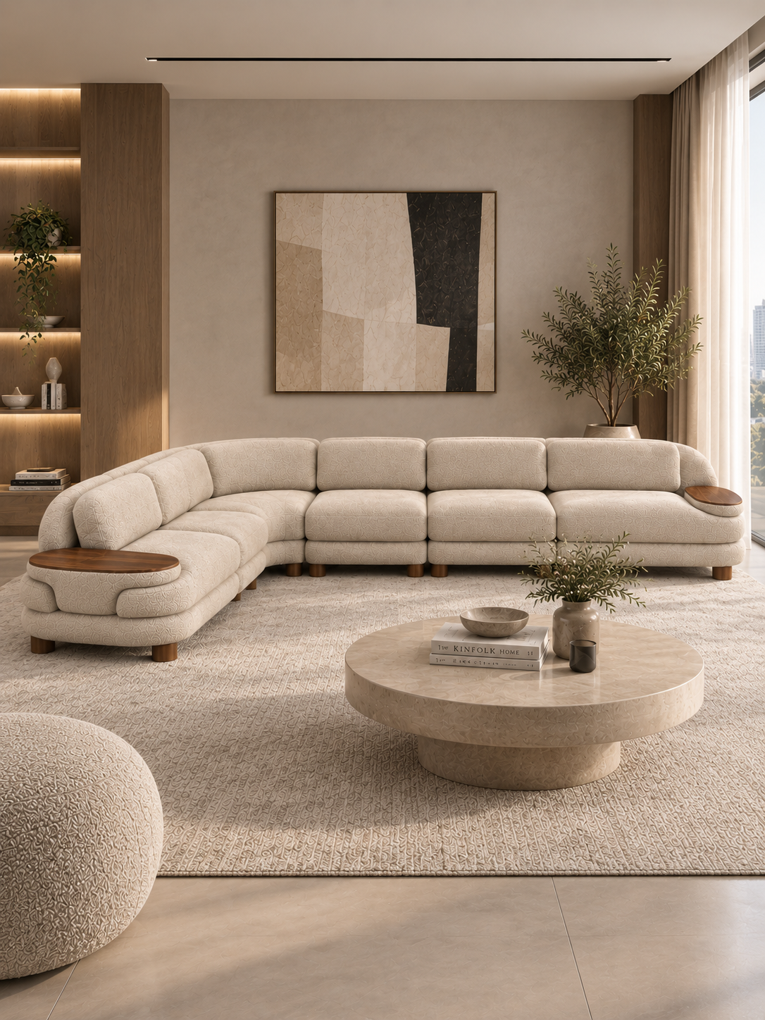 The Nexo Sofa — Luxury Modern L-Shaped Modular Sofa