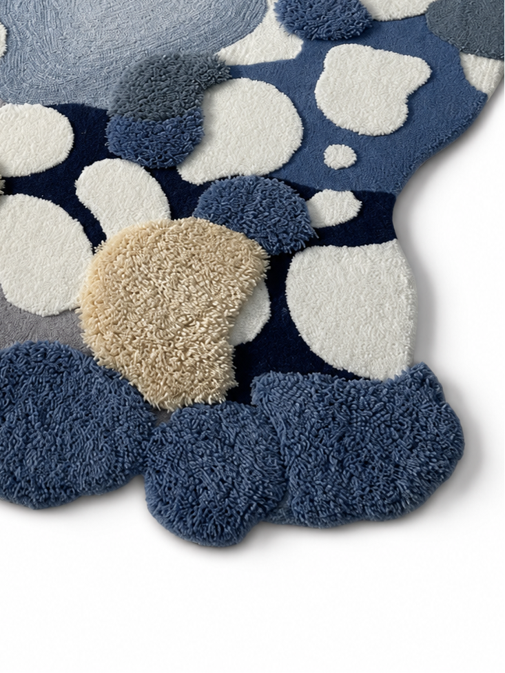 The Harlow Rug — Luxury Organic Abstract Hand-Tufted Area Rug