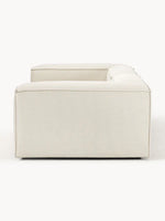 The Evara Sofa — Modern Three-Seater, Off-White Bouclé Upholstery
