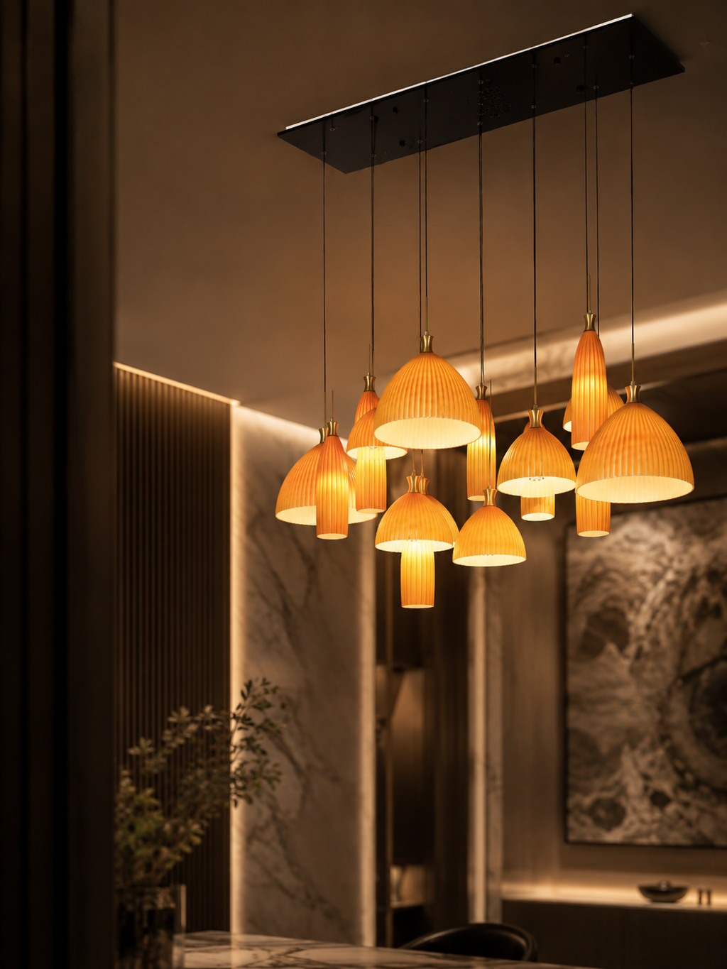 The Gavellia Royale Chandelier — Luxury Ornate Crystal Candle-Style Pendant