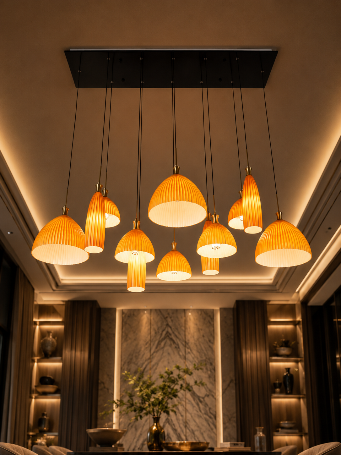 The Gavellia Royale Chandelier — Luxury Ornate Crystal Candle-Style Pendant