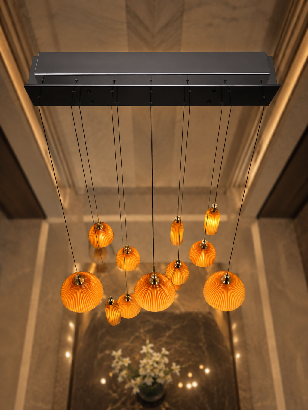The Gavellia Royale Chandelier — Luxury Ornate Crystal Candle-Style Pendant