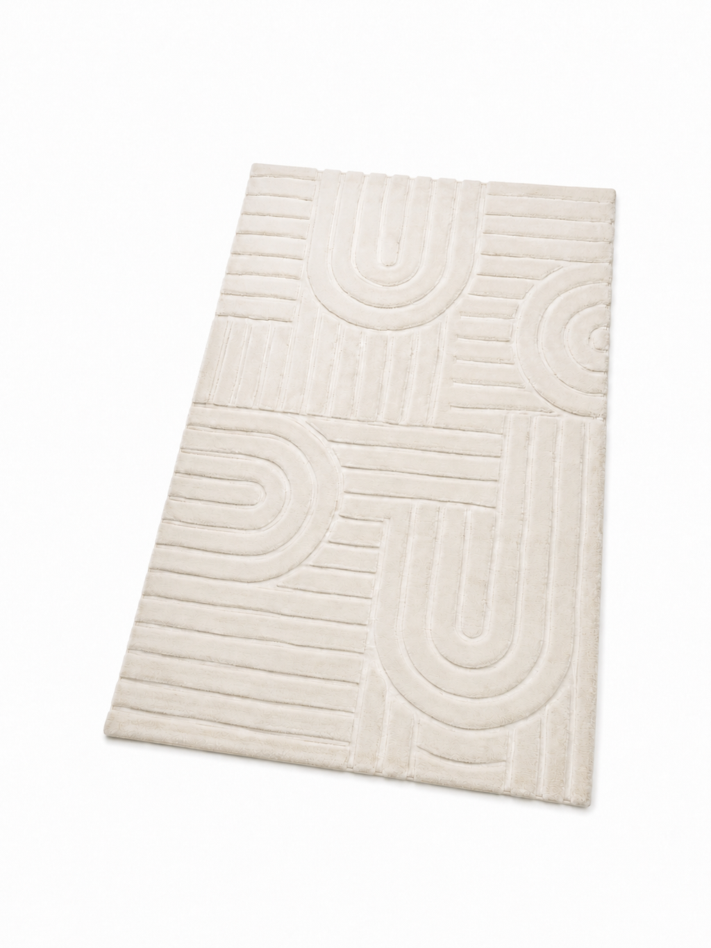 The Arco Rug — Luxury Textured Geometric Area Rug