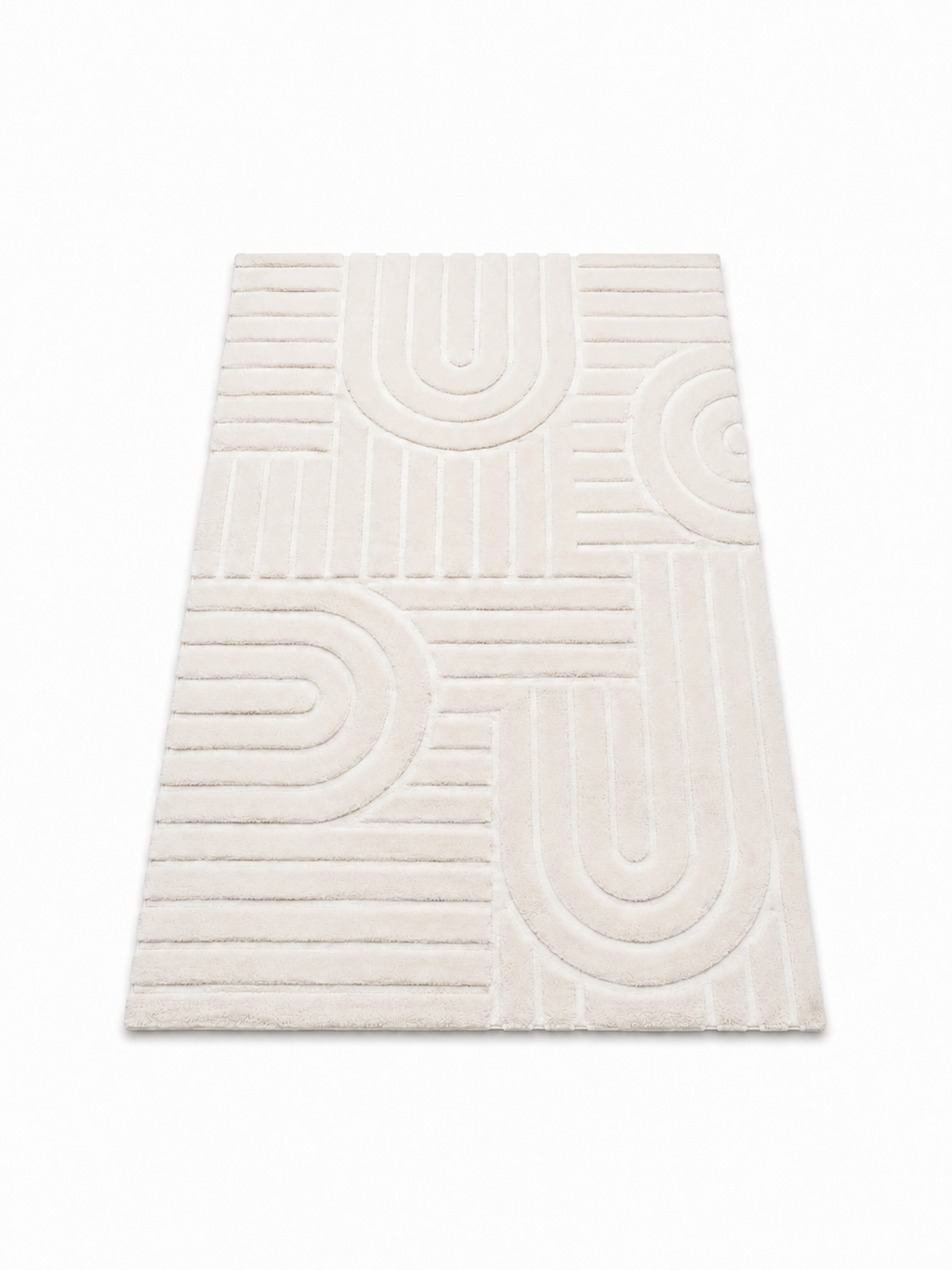 The Arco Rug — Luxury Textured Geometric Area Rug