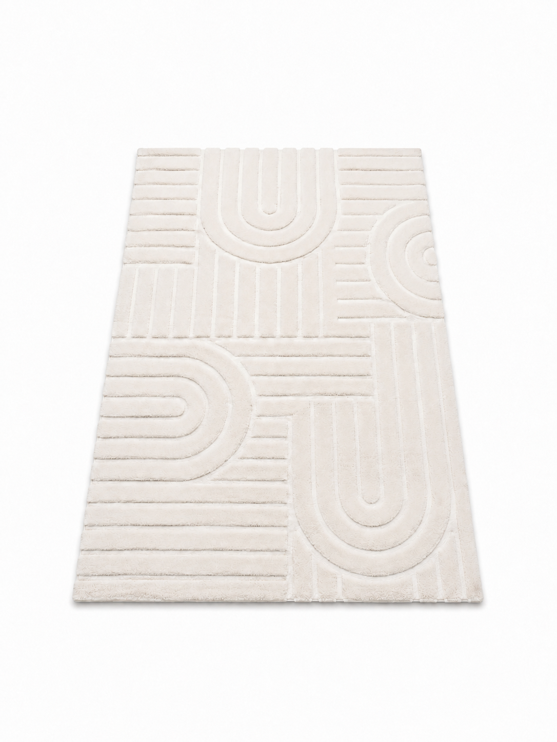 The Arco Rug — Luxury Textured Geometric Area Rug