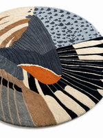 The Astero Rug — Luxury Abstract Round Designer Rug