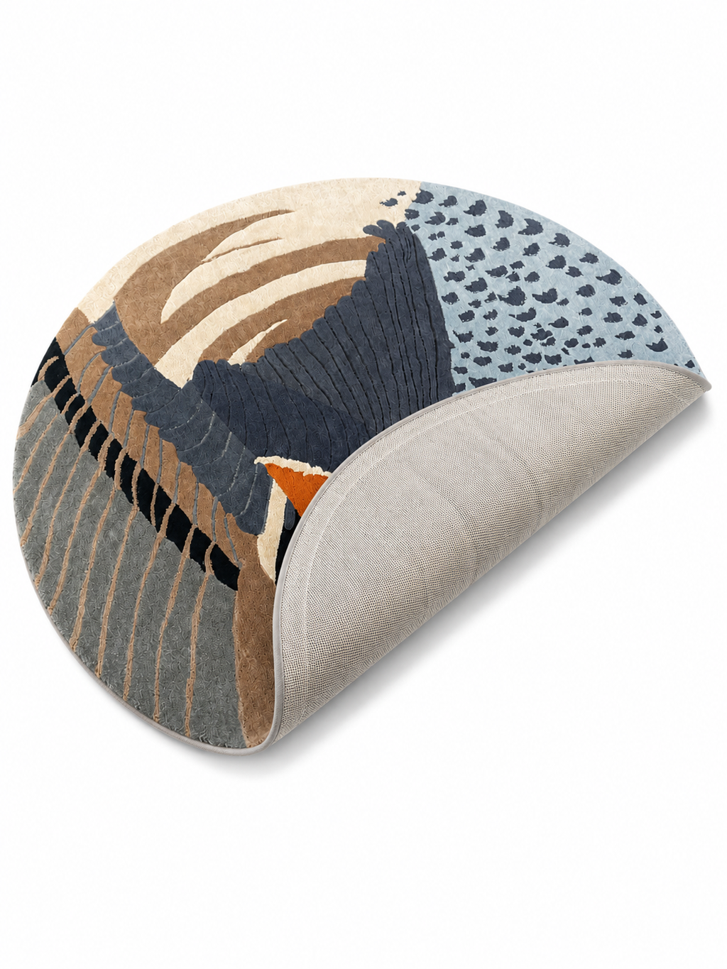 The Astero Rug — Luxury Abstract Round Designer Rug