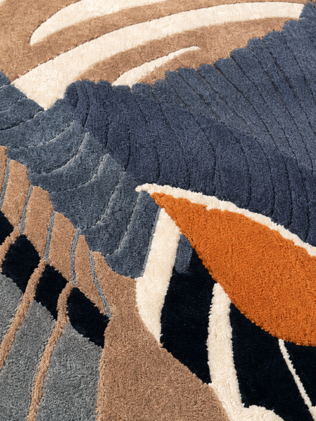 The Astero Rug — Luxury Abstract Round Designer Rug