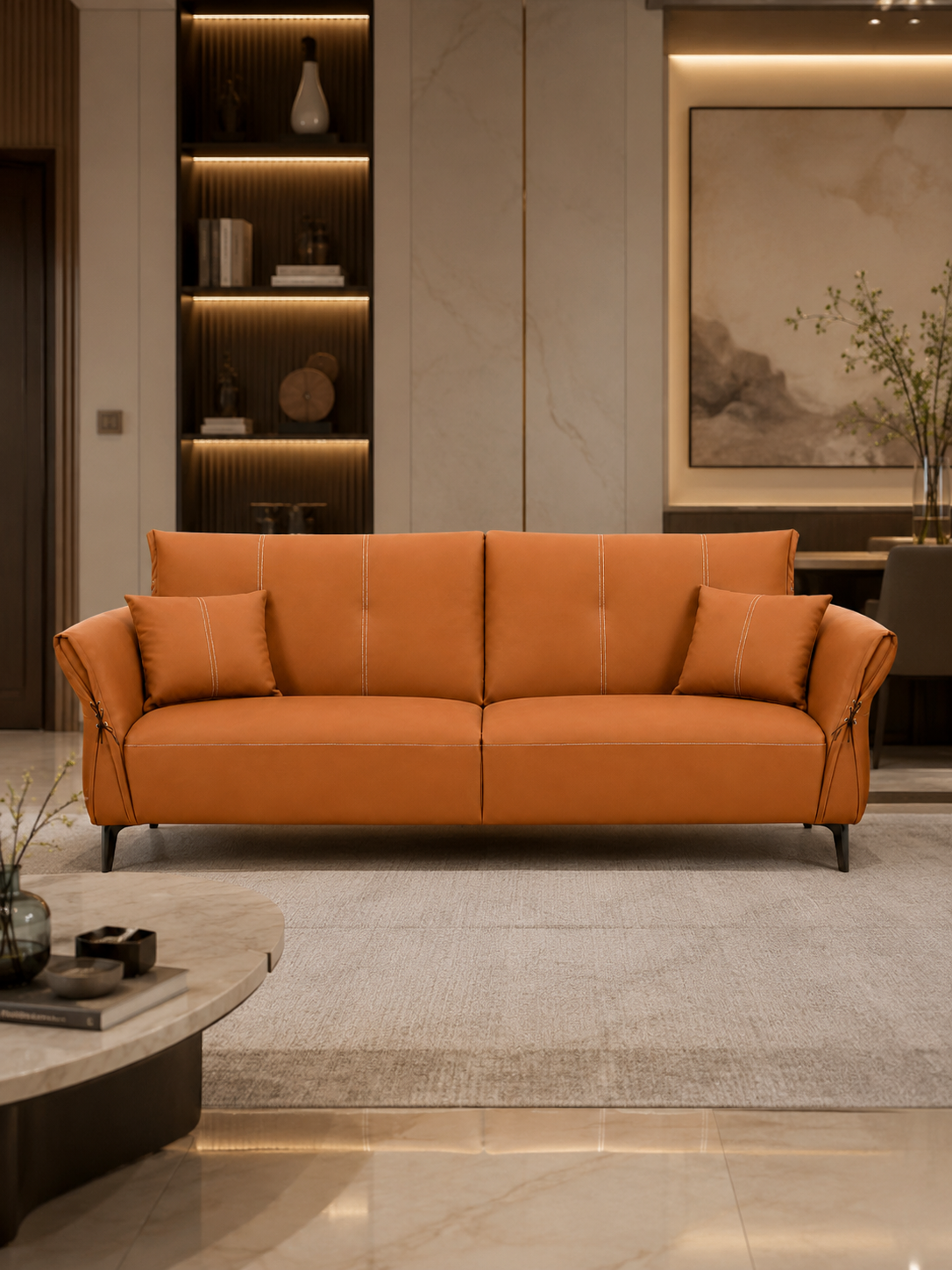 The Phoenix Sofa — Luxury Modern 3-Seater Living Room Sofa