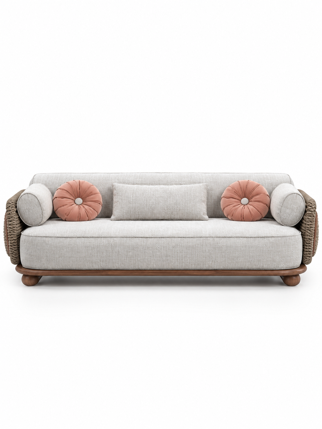 The Adelina Outdoor Sofa — Luxury Woven Lounge Sofa