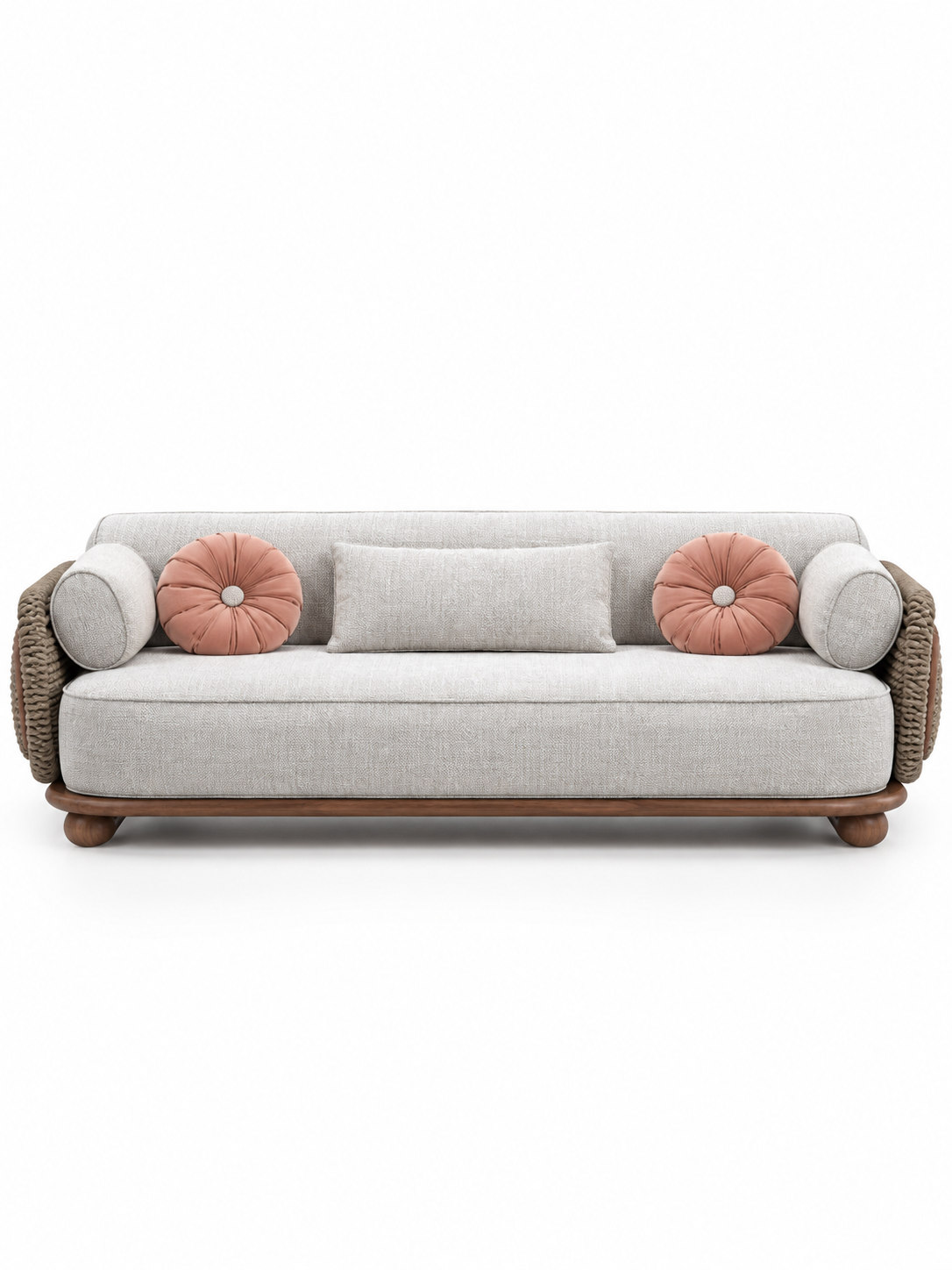 The Adelina Outdoor Sofa — Luxury Woven Lounge Sofa