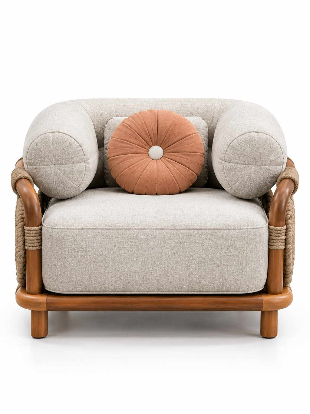 The Adelina Outdoor Sofa — Luxury Woven Lounge Sofa