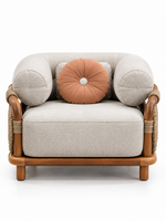The Adelina Outdoor Sofa — Luxury Woven Lounge Sofa