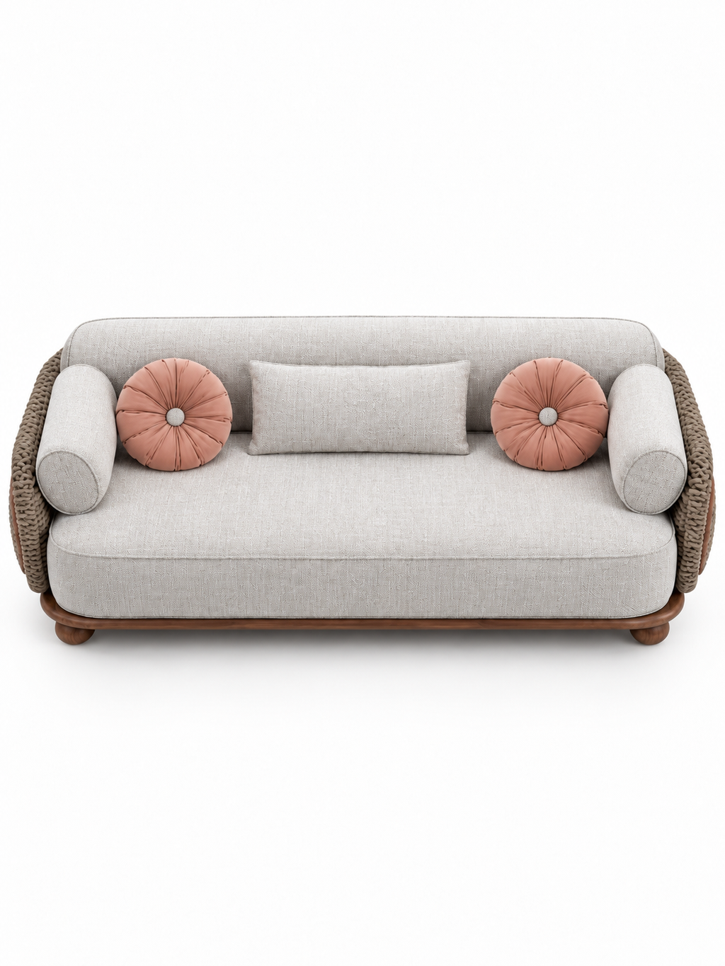 The Adelina Outdoor Sofa — Luxury Woven Lounge Sofa