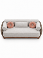 The Adelina Outdoor Sofa — Luxury Woven Lounge Sofa