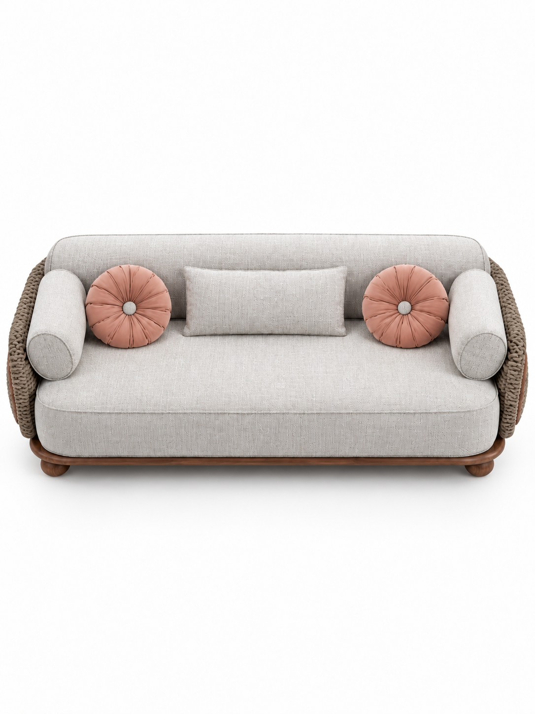 The Adelina Outdoor Sofa — Luxury Woven Lounge Sofa